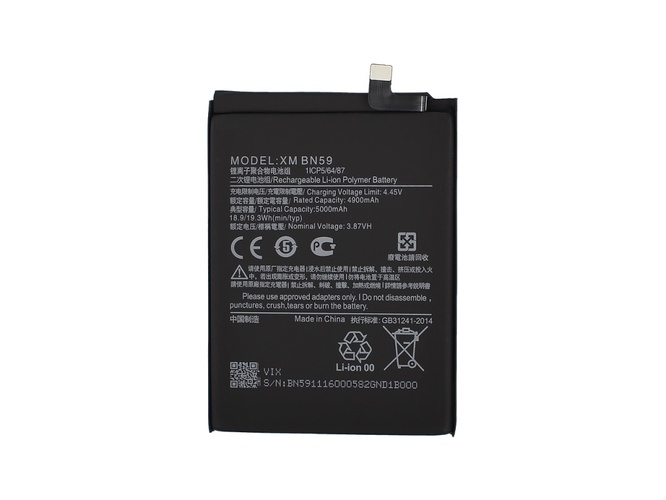 Аккумуляторы для мобильных телефонов Xiaomi BN59 Vixion Redmi Note 10/Note 10s/Poco M5s