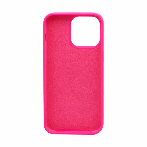 Накладка Apple iPhone 15 Pro Max ярко-розовый Silicone Case Full без лого - 2