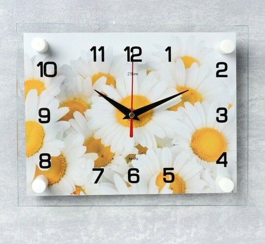 Настенные часы прямоугольные 