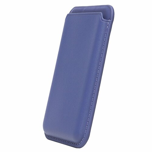 Визитница для пластиковых карт сиреневый магнитная Кожа CH03 - 3