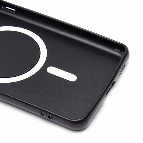 Накладка Samsung S21 Ultra/S30 Ultra черный матовый со стеклами на камере силикон SafeMag - 6