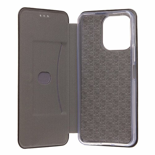 Чехол-книжка Huawei Honor X6a черный горизонтальный Nice Case - 4
