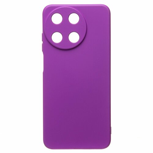 Накладка Realme 11/Narzo 60 фиолетовый Silicone Case Full без лого