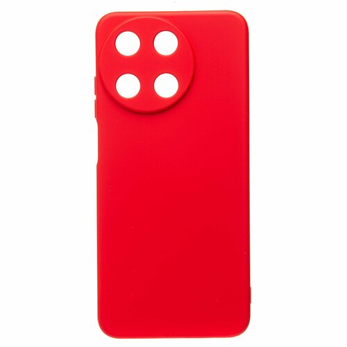 Накладка Realme 11/Narzo 60 красный Silicone Case Full без лого