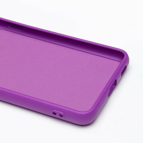 Накладка Samsung S21/S30 фиолетовый Silicone Case Full без лого - 4