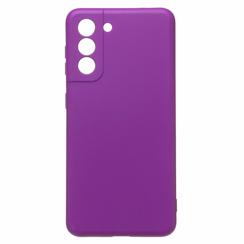 Накладка Samsung S21/S30 фиолетовый Silicone Case Full без лого