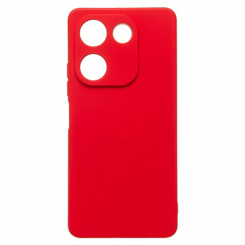 Накладка Tecno Camon 20/20 Pro красный Silicone Case Full без лого