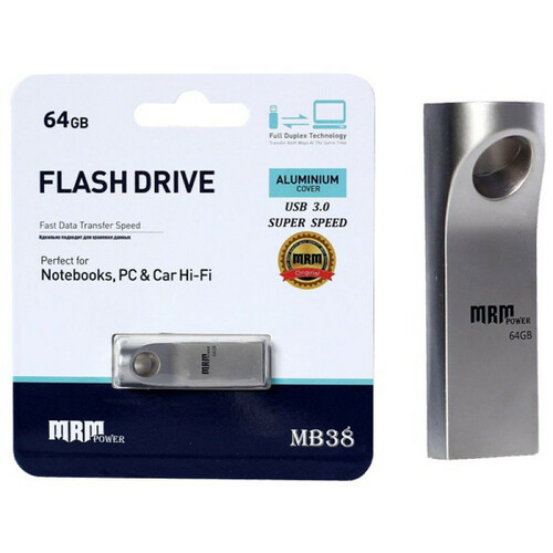 Флешка USB MRM 64GB MB38 USB 3.0 черный