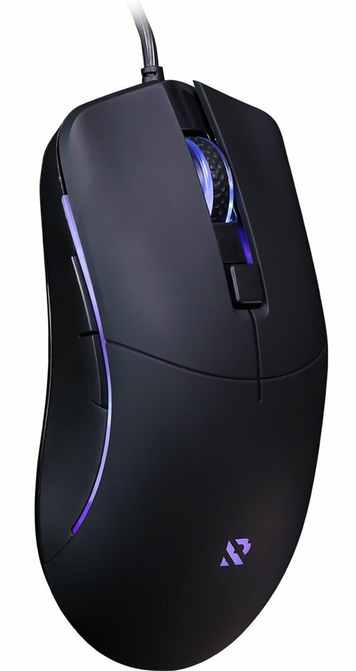Мышь Smartbuy RUSH X17 проводная оптическая игровая с подсветкой 3600 dpi черный 6 кнопок, бесшумные кнопки - 3