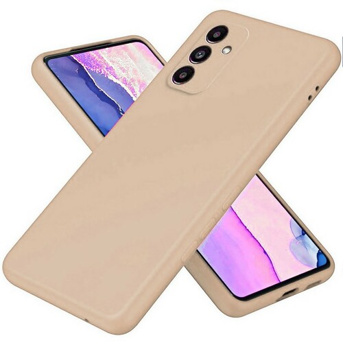 Накладка Samsung A15 кремовый Silicone Case Full без лого