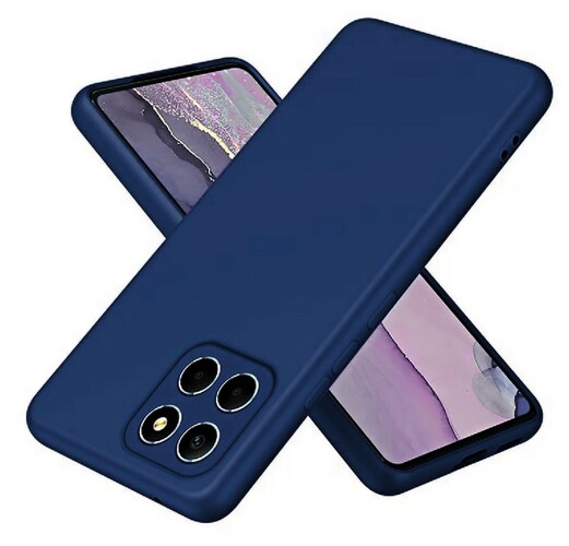 Накладка Huawei Honor X8b темно-синий Silicone Case Full без лого