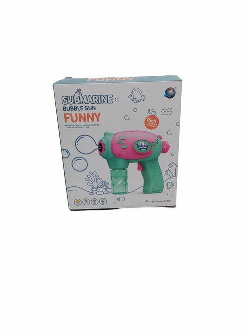 Игрушка для запуска мыльных пузырей Bubble Gun Funny