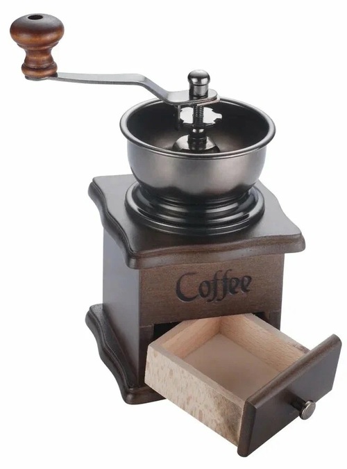 Мельница деревянная для измельчения кофейных зерен CH-010 - 4