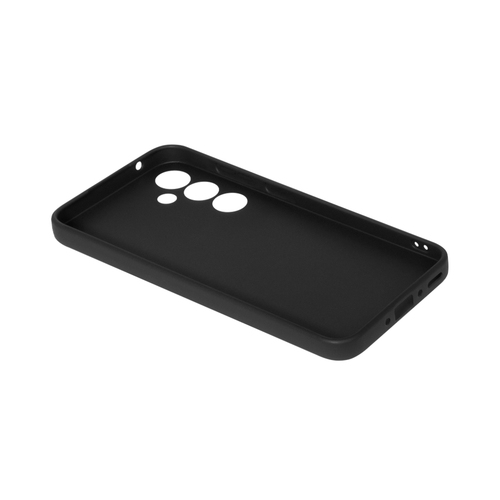 Накладка Samsung A35 черный матовый силикон DF Однотонный - 3