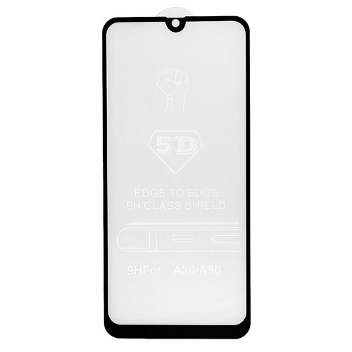 Защитное стекло Samsung A20/A30/A50/A30s/A40s/A50s/M10S/M21/M31/M30/M30S черный 3D Activ