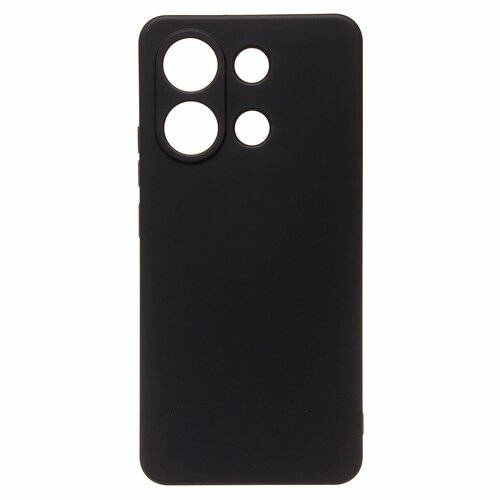 Накладка Xiaomi Redmi Note 13 4G черный Silicone Case Full без лого