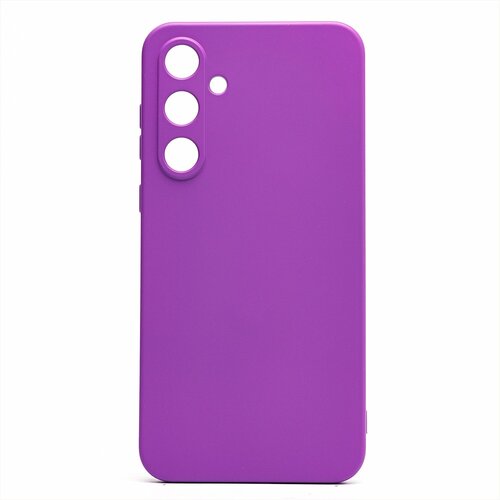 Накладка Samsung A55 фиолетовый Silicone Case Full без лого