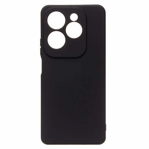 Накладка Infinix Hot 40/40 Pro черный Silicone Case Full без лого