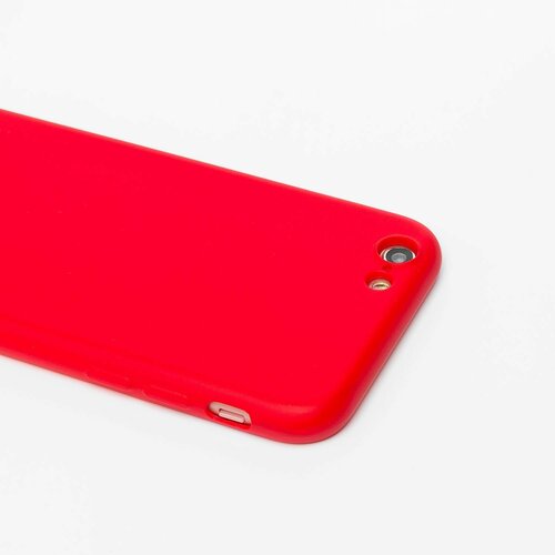 Накладка Apple iPhone 6 Plus красный Silicone Case Full без лого - 2