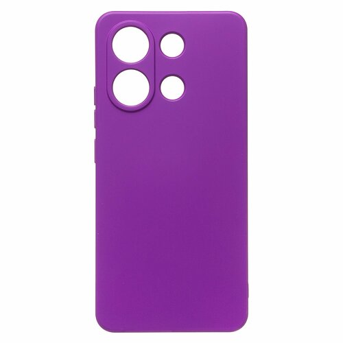 Накладка Xiaomi Redmi Note 13 4G фиолетовый Silicone Case Full без лого