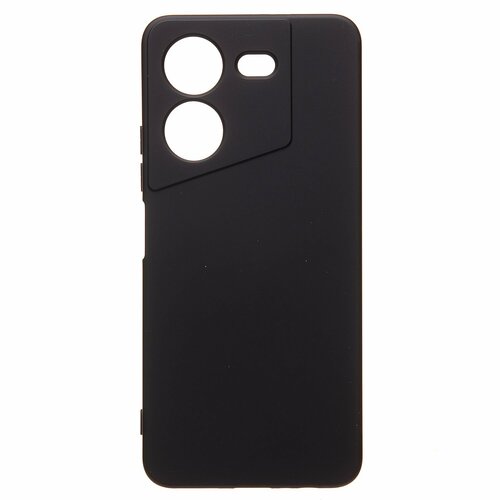 Накладка Tecno Pova 5 черный Silicone Case Full без лого