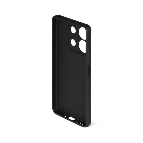Накладка Xiaomi Redmi Note 13 5G черный матовый силикон DF - 2