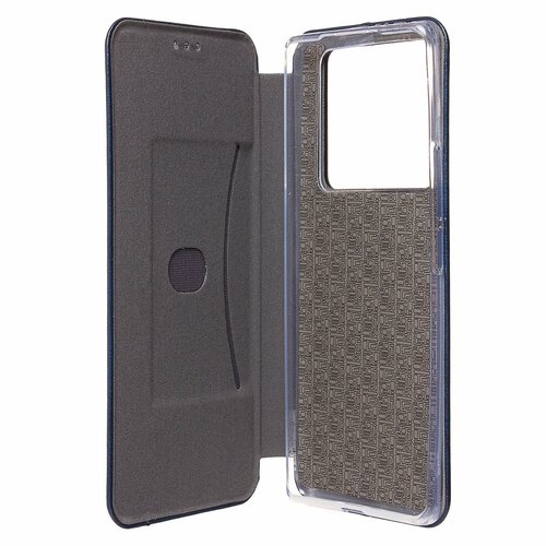 Чехол-книжка Infinix Note 40 Pro 4G темно-синий горизонтальный Nice Case - 3