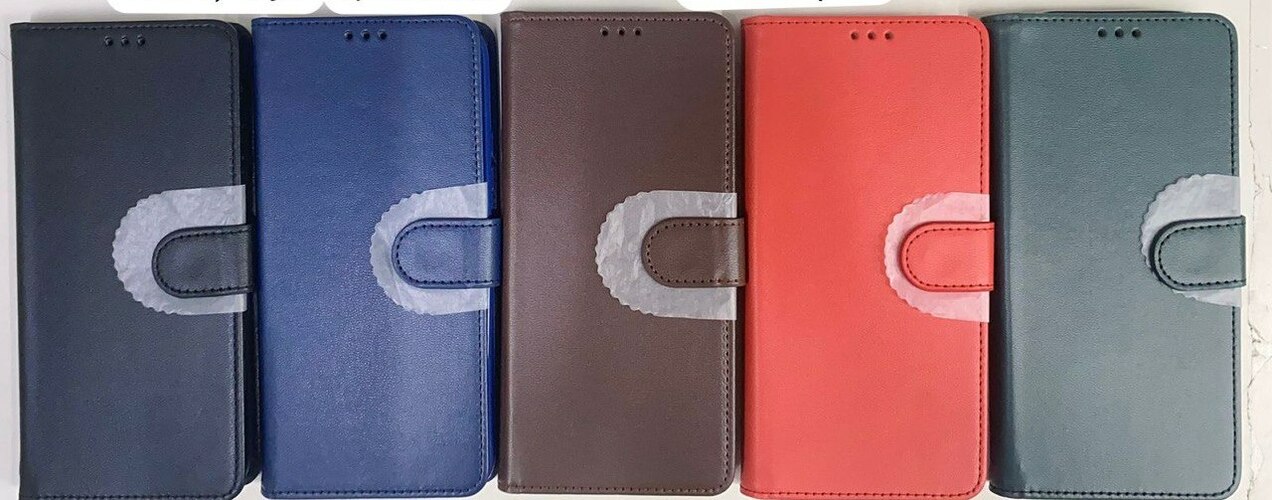 Чехол-книжка Samsung A55 темно-зеленый горизонтальный с магнитом Fashion Case