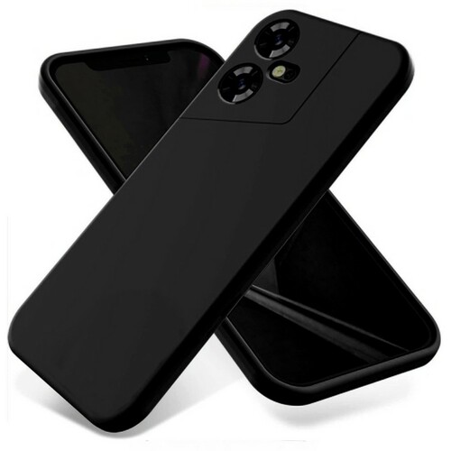 Накладка Tecno Pova Neo 3 черный Silicone Case Full без лого