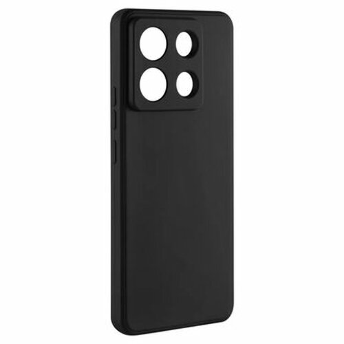 Накладка Xiaomi Poco X6/Redmi Note 13 Pro 5G черный Soft Touch с защитой камеры силикон iBox Однотонный Case - 2
