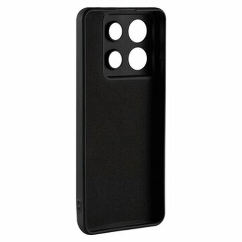 Накладка Xiaomi Poco X6/Redmi Note 13 Pro 5G черный Soft Touch с защитой камеры силикон iBox Однотонный Case - 3