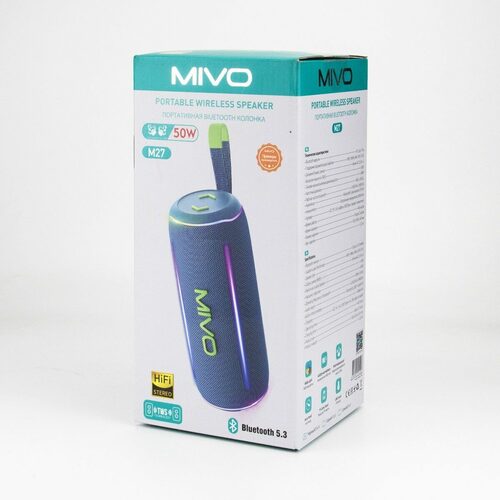 Колонка Бумбокс Mivo M27 TF/AUX/USB/bluetooth 50Вт черный - 4