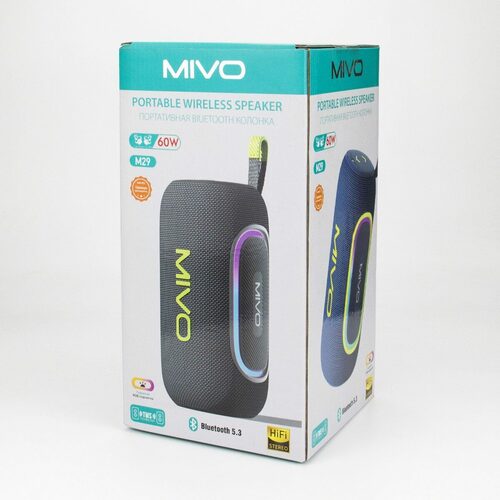 Колонка Бумбокс Mivo M29 TF/AUX/USB/bluetooth 60Вт черный - 3