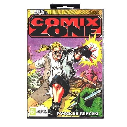 Картридж 16 bit одноигровка COMIXE ZONE