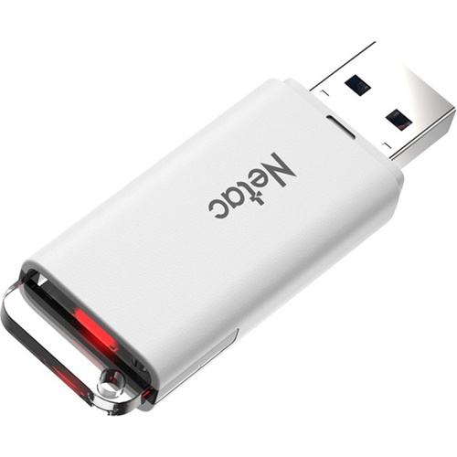 Флешка USB Netac 32GB U185 USB 3.0 белый - 4