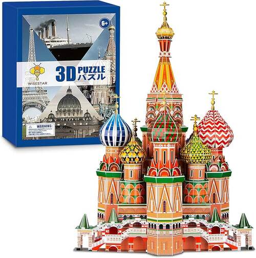 Игра настольная пазл Кремль 3D 92 pcs