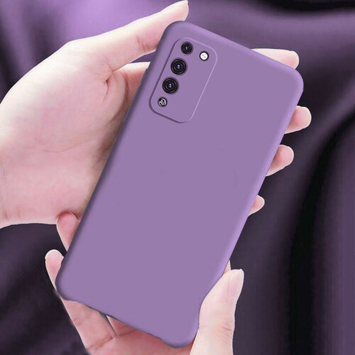 Накладка Huawei Honor 10X Lite сиреневый Silicone Case без лого