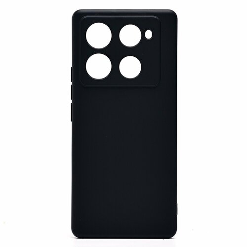 Накладка Infinix Note 40 Pro 5G/40 Pro Plus 5G черный Silicone Case Full без лого