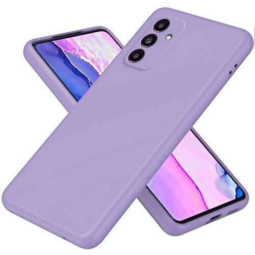 Накладка Samsung A25 сиреневый Silicone Case Full без лого