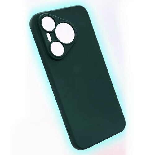 Накладка Huawei Pura 70 зеленый Silicone Case Full без лого