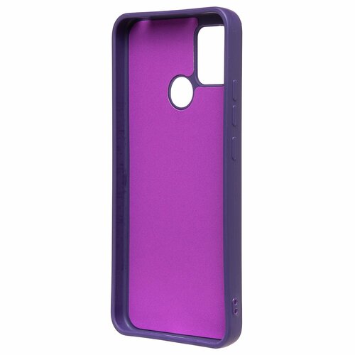 Накладка Xiaomi Redmi 10A/9C/Poco C31 фиолетовый с бортиком вокруг камеры силикон Животные Коты/Кошки - 4