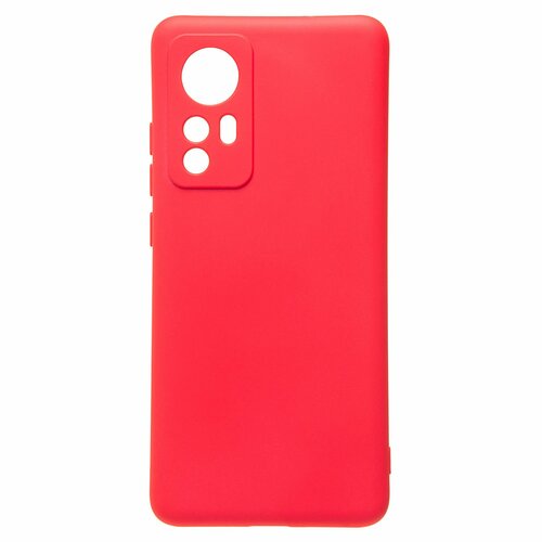 Накладка Xiaomi 12/12X розовый Silicone Case Full без лого