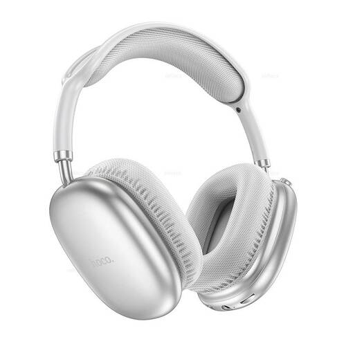 Наушники HOCO W35 Air накладные, Bluetooth, микрофон, серебро - 2