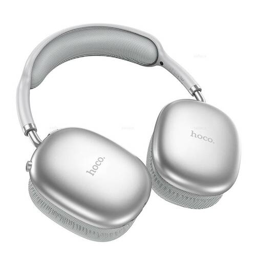 Наушники HOCO W35 Air накладные, Bluetooth, микрофон, серебро - 3