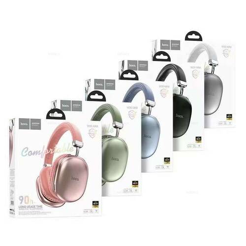 Наушники HOCO W35 Max накладные, Bluetooth, микрофон, розовый