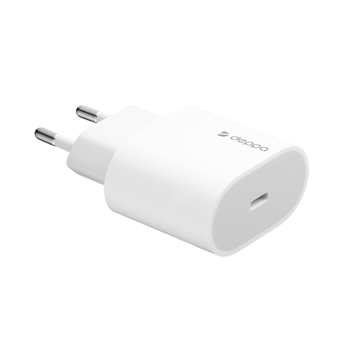 Сетевое зарядное устройство Deppa 11448 USB Type-C белый 20W