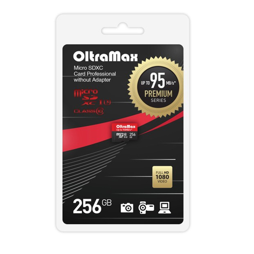 Карта памяти micro SD OltraMax 256GB Класс 10 без адаптера