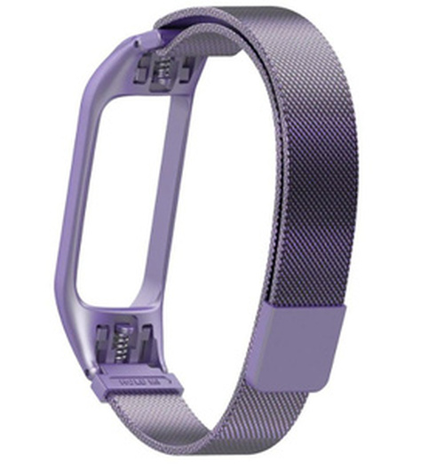 Ремешок Xiaomi Mi Band 3 плетение милан металл фиолетовый