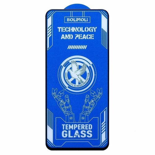 Защитное стекло Infinix Smart 8 Pro черный FullGlue Brera