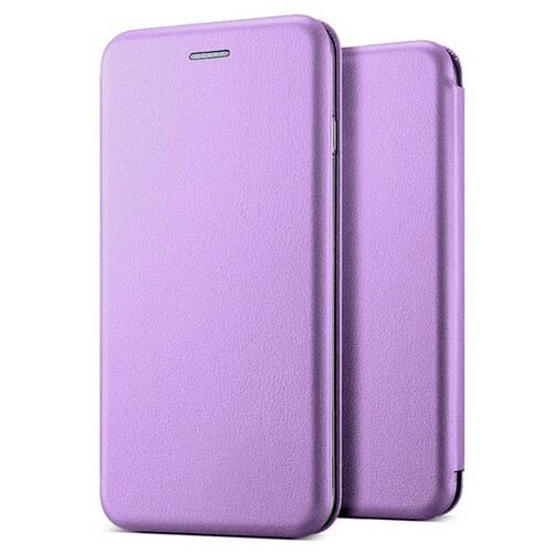 Чехол-книжка Xiaomi Poco M6 Pro 4G/Redmi Note 13 Pro 4G сиреневый горизонтальный Fashion Case